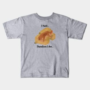 Cavalier King Charles Spaniel Barn Hunt, I Hunt Therefore I Am Kids T-Shirt